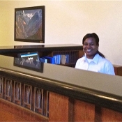 Dawn at Front Desk Dawn at Front Desk